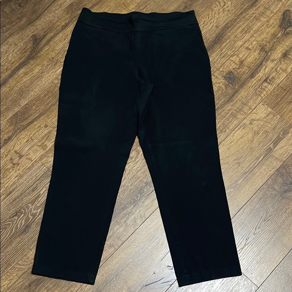 Counterparts Black Cropped Ankle Pull On Pants Size 14
